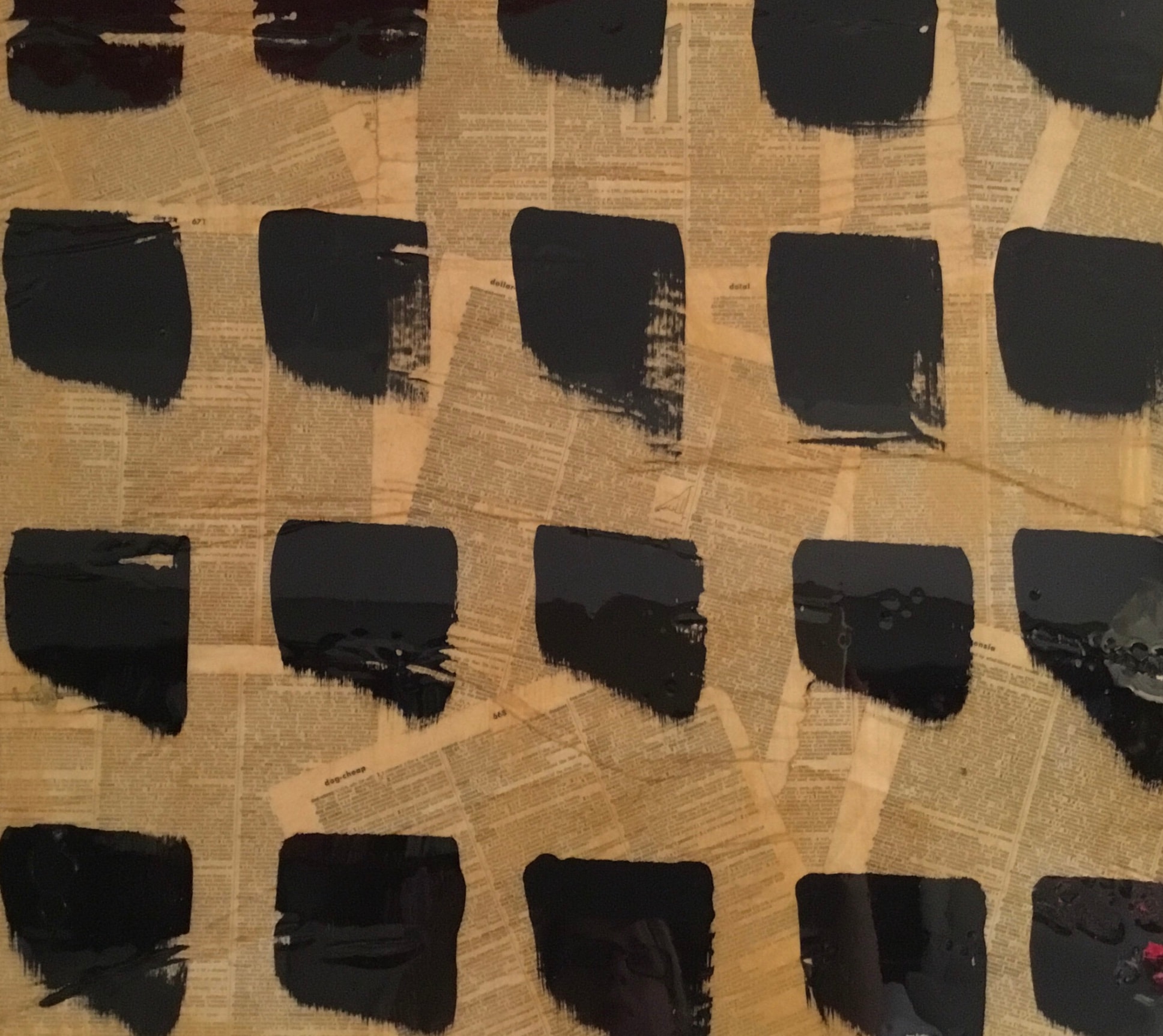 Squares artwork for a private client