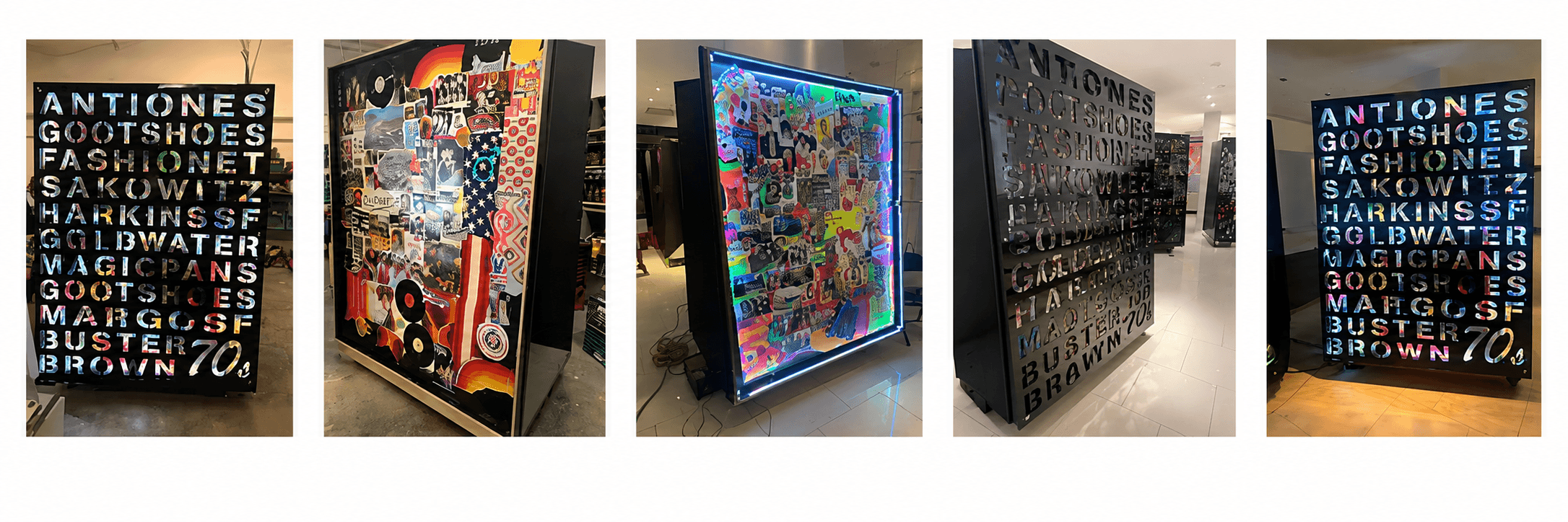 Through The Decades installation at Scottsdale Fashion Square