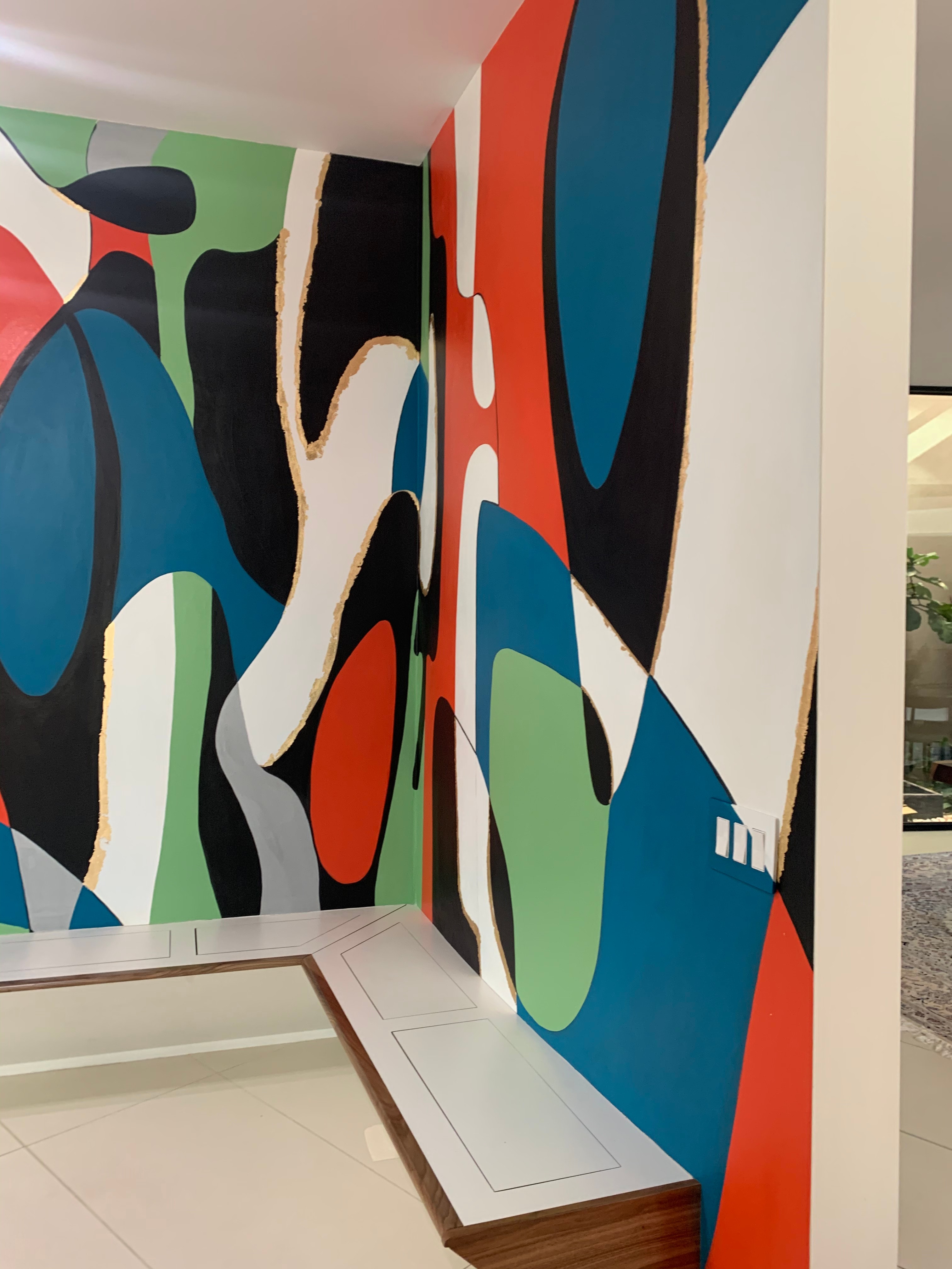It's a Vibe mural for a private client
