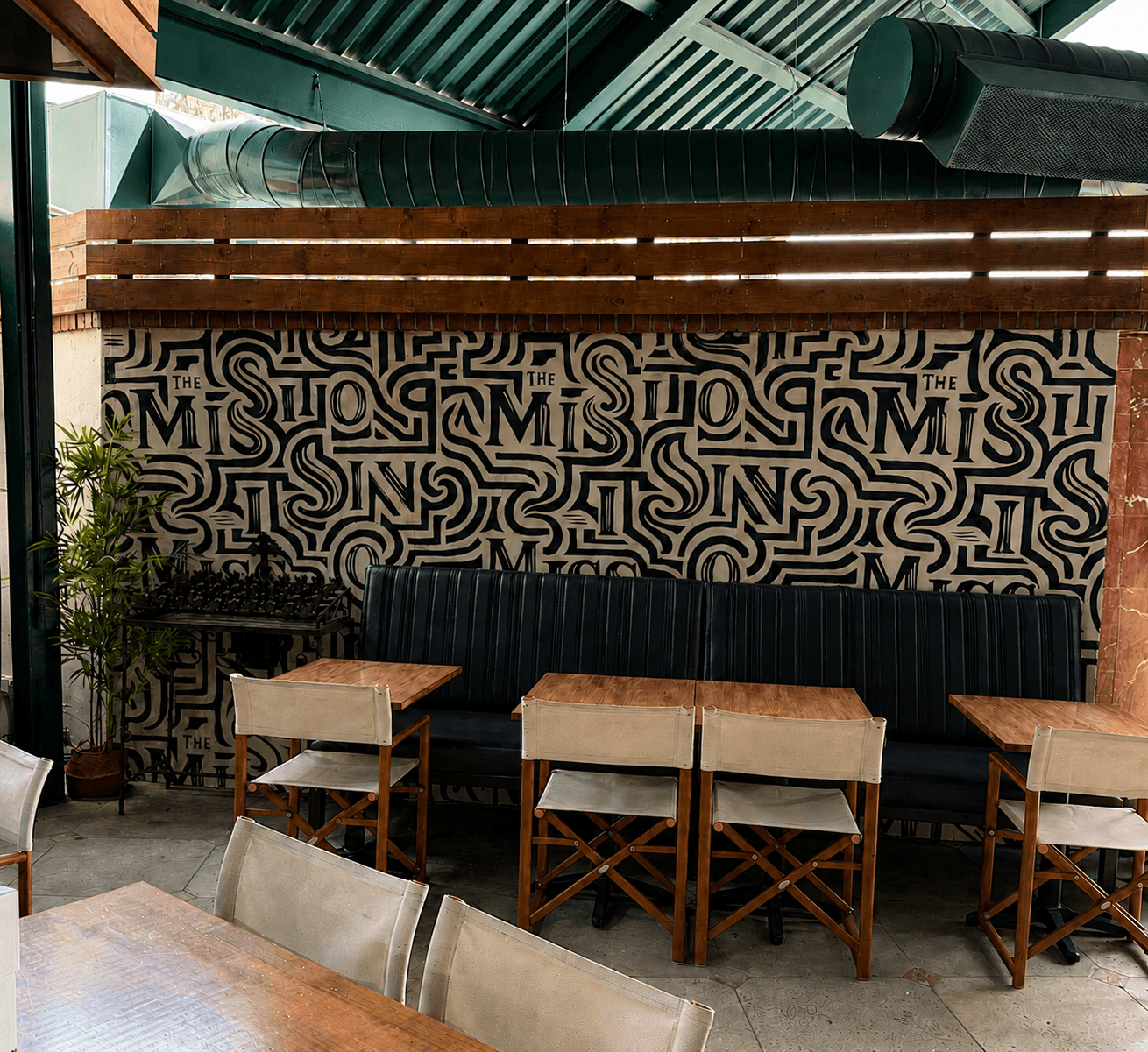 The Mission Restaurant mural in Old Town Scottsdale