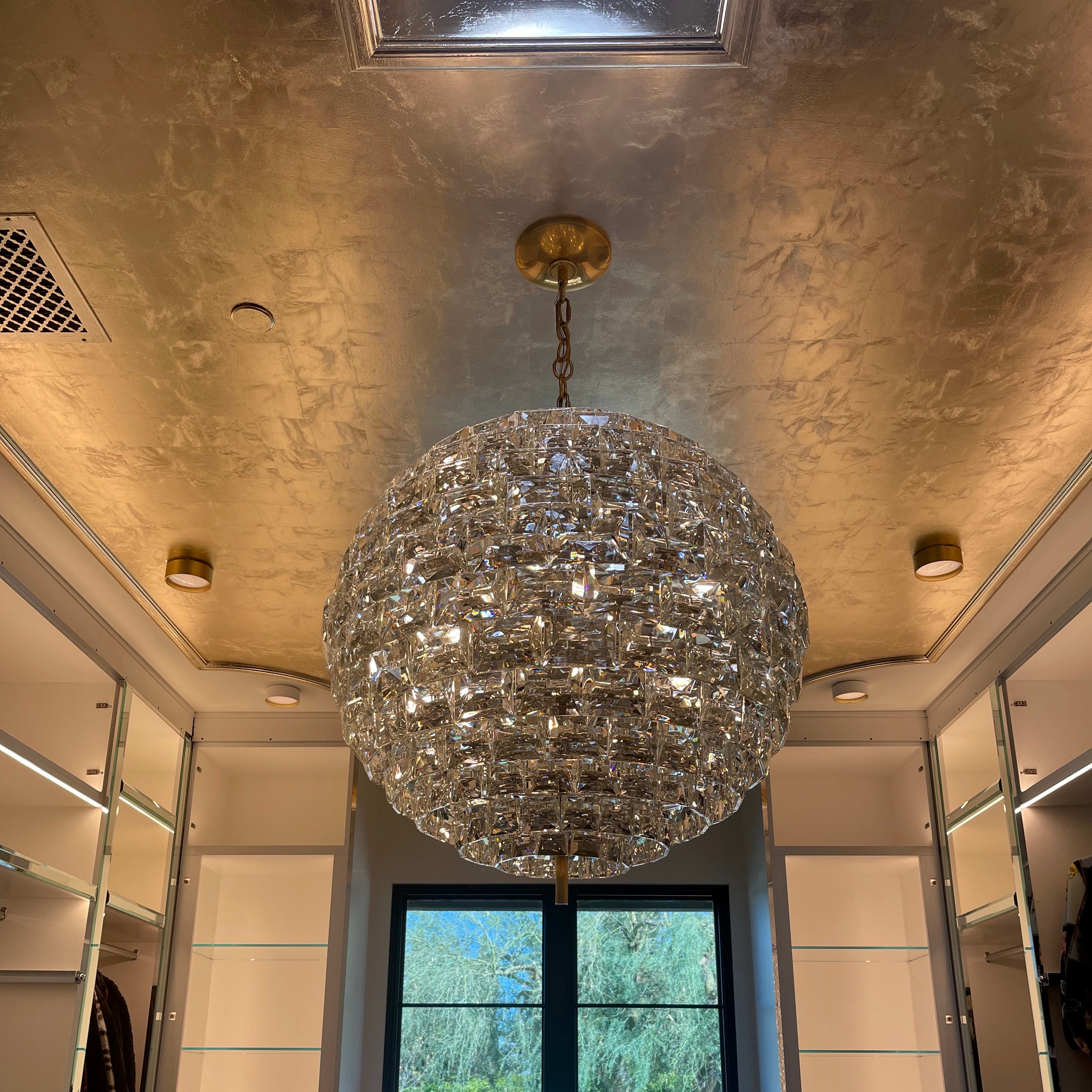 Gold leaf ceiling for Wendy Rogers