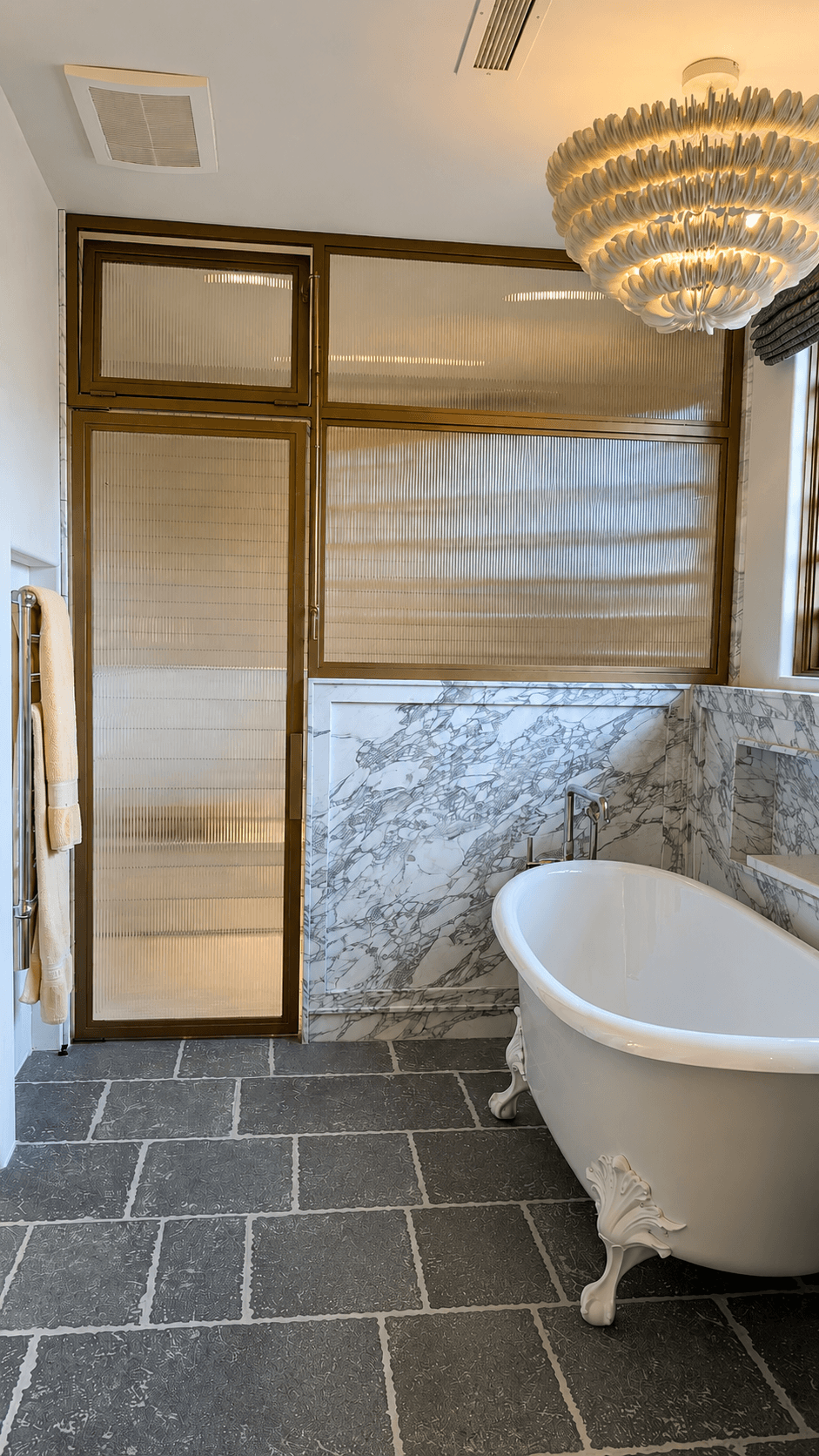 Shower metal finish for Allhaus Builders